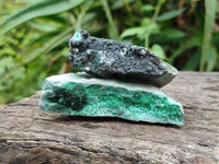 Natural Drusy Coated Chrysocolla With Malachite Specimens x 11 From Lupoto Mine, Congo