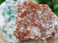 Natural Crystalline Ball Malachite and Quartz On Dolomite Matrix Specimens x 3 From Mindingi Mine, Kambove, Congo