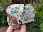Natural Crystalline Ball Malachite and Quartz On Dolomite Matrix Specimens x 3 From Mindingi Mine, Kambove, Congo - Toprock Gemstones and Minerals 