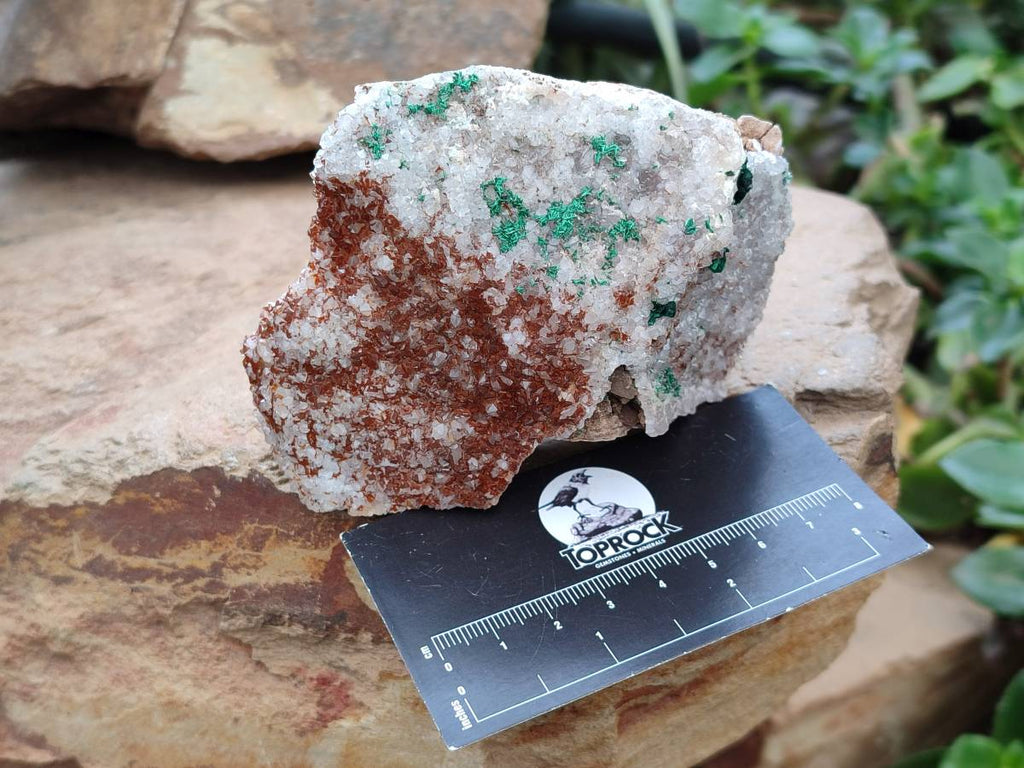 Natural Crystalline Ball Malachite and Quartz On Dolomite Matrix Specimens x 3 From Mindingi Mine, Kambove, Congo - Toprock Gemstones and Minerals 