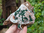 Natural Crystalline Ball Malachite and Quartz On Dolomite Matrix Specimens x 3 From Mindingi Mine, Kambove, Congo - Toprock Gemstones and Minerals 