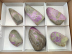 Polished Stichtite Standing Free Forms x 6 From Barberton, South Africa - Toprock Gemstones and Minerals 