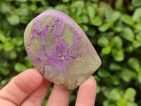 Polished Stichtite Standing Free Forms x 6 From Barberton, South Africa