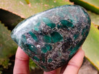 Polished Emerald Mica 'Mutokolite' Standing Free Forms x 4 From Mutoko, Zimbabwe - Toprock Gemstones and Minerals 