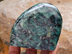 Polished Emerald Mica 'Mutokolite' Standing Free Forms x 4 From Mutoko, Zimbabwe - Toprock Gemstones and Minerals 