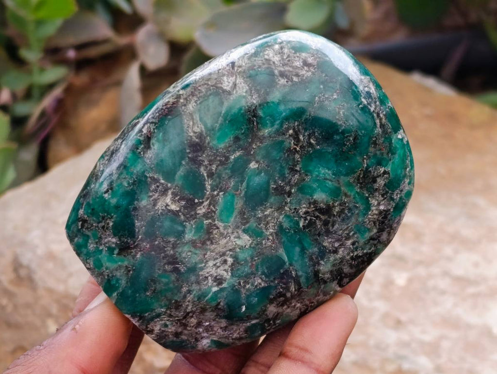 Polished Emerald Mica 'Mutokolite' Standing Free Forms x 4 From Mutoko, Zimbabwe - Toprock Gemstones and Minerals 
