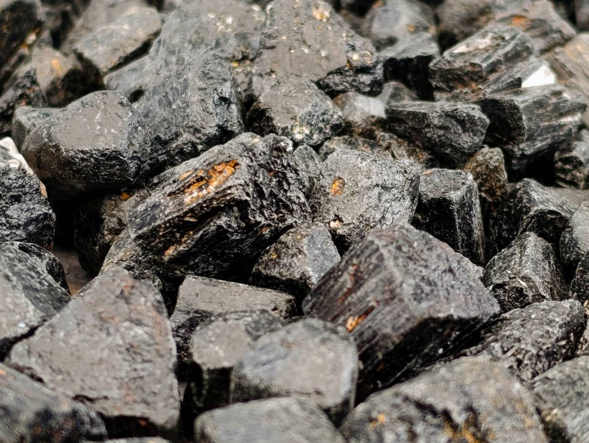 Natural Alluvial Schorl Black Tourmaline Crystals x 2.74 Kg Lot From Zimbabwe - Toprock Gemstones and Minerals 