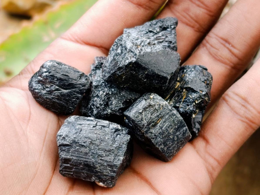 Natural Alluvial Schorl Black Tourmaline Crystals x 2.74 Kg Lot From Zimbabwe - Toprock Gemstones and Minerals 