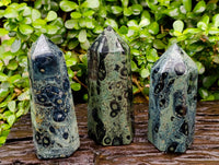 Polished Stromatolite Points x 3 From Katsepy, Madagascar