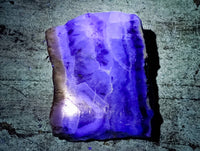 Polished On One Side Watermelon Fluorite Slices x 6 From Uis, Namibia