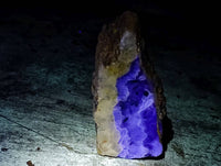 Polished On One Side Watermelon Fluorite Slices x 6 From Uis, Namibia