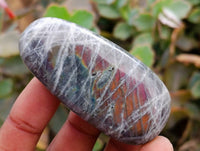 Polished Purple Flash Labradorite Galets x 24 From Tulear, Madagascar