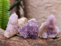 Natural Amethyst Spirit Quartz Clusters x 20 From Boekenhouthoek, South Africa