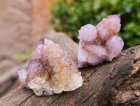Natural Amethyst Spirit Quartz Clusters x 20 From Boekenhouthoek, South Africa