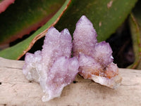Natural Amethyst Spirit Quartz Clusters x 20 From Boekenhouthoek, South Africa
