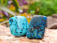 Polished Shattuckite Free Forms x 20 From Congo