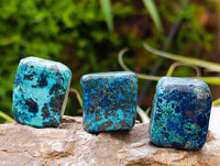 Polished Shattuckite Free Forms x 20 From Congo