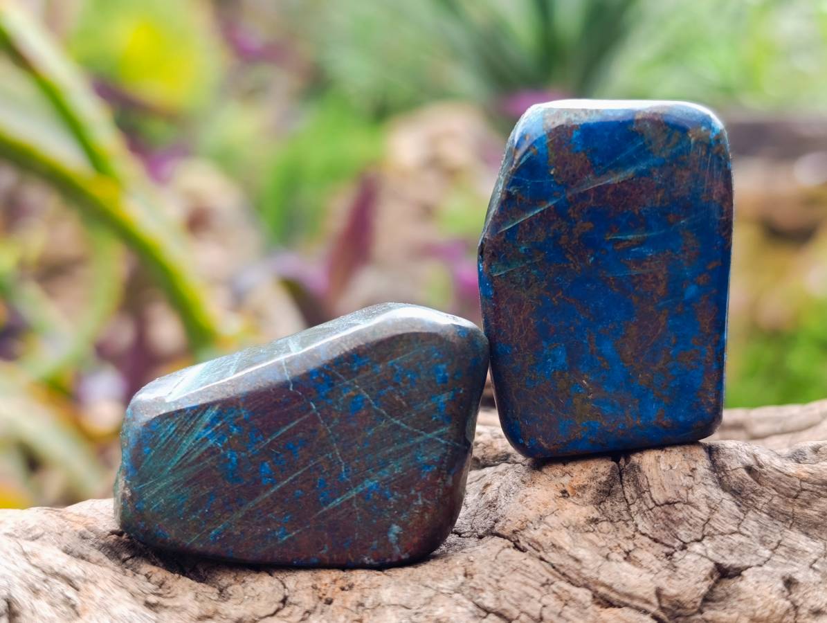 Polished Shattuckite Free Forms x 20 From Congo - Toprock Gemstones and Minerals 