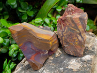 Natural Nguni Jasper Cobbed Specimens x 22 From Northern Cape, South Africa