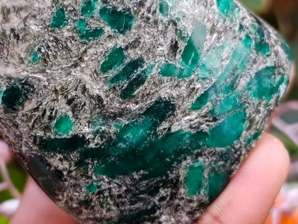 Polished Emerald Mica 'Mutokolite' Standing Free Forms x 6 From Mutoko, Zimbabwe - Toprock Gemstones and Minerals 