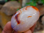 Polished Carnelian Agate Gemstone Galets x 35 From Madagascar - Toprock Gemstones and Minerals 