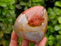 Polished Polychrome Jasper Standing Free Forms x 6 From NW Coast, Madagascar