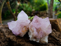 Natural Amethyst Spirit Quartz Clusters x 6 From Boekenhouthoek, South Africa