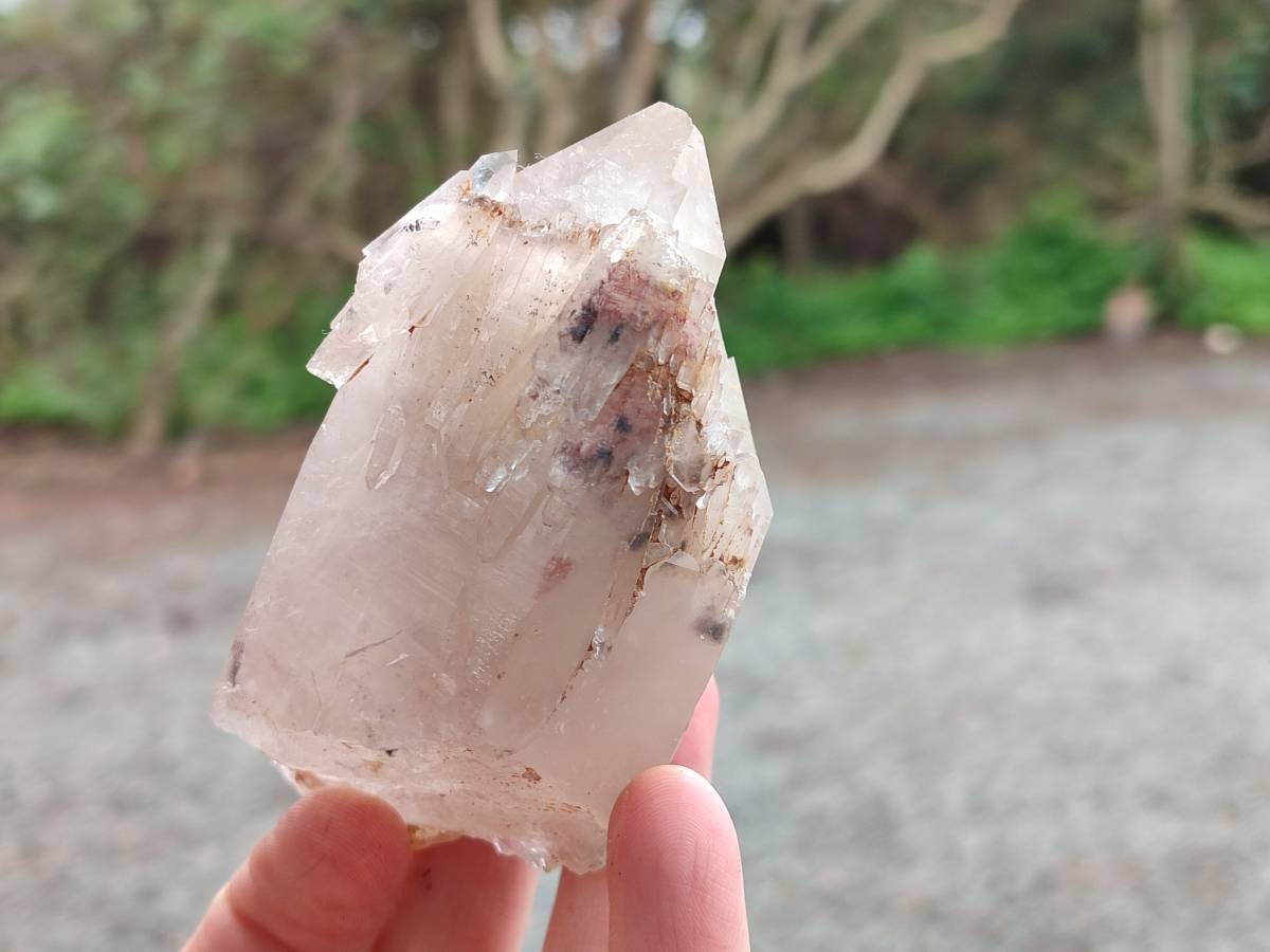 Natural Red Hematoid Quartz Crystal Clusters x 6 From Karoi, Zimbabwe - Toprock Gemstones and Minerals 