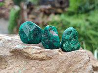 Polished Dioptase Free Forms x 35 From Likasi, Congo