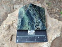 Polished Stromatolite Pyramids x 3 From Katsepy, Madagascar
