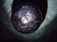 Polished Blue Speck Iolite Water Sapphire Spheres x 4 From Ambatofinandrahana, Madagascar