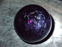 Polished Blue Speck Iolite Water Sapphire Spheres x 4 From Ambatofinandrahana, Madagascar