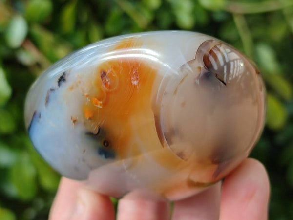 Polished Dendritic Agate Standing Free Forms x 3 From Moralambo, Madagascar - Toprock Gemstones and Minerals 