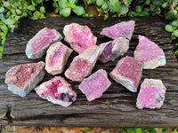 Natural Salrose Cobaltion Dolomite Specimens x 12 From Kakanda, Congo