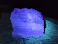 Polished On One Side Watermelon Fluorite Slices x 6 From Uis, Namibia