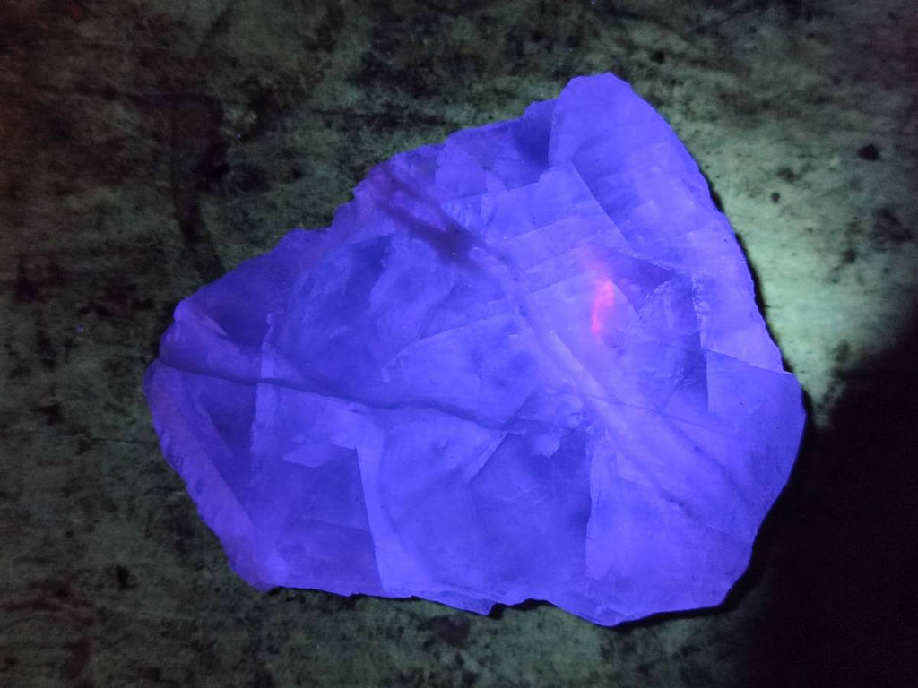 Polished On One Side Watermelon Fluorite Slices x 6 From Uis, Namibia - Toprock Gemstones and Minerals 