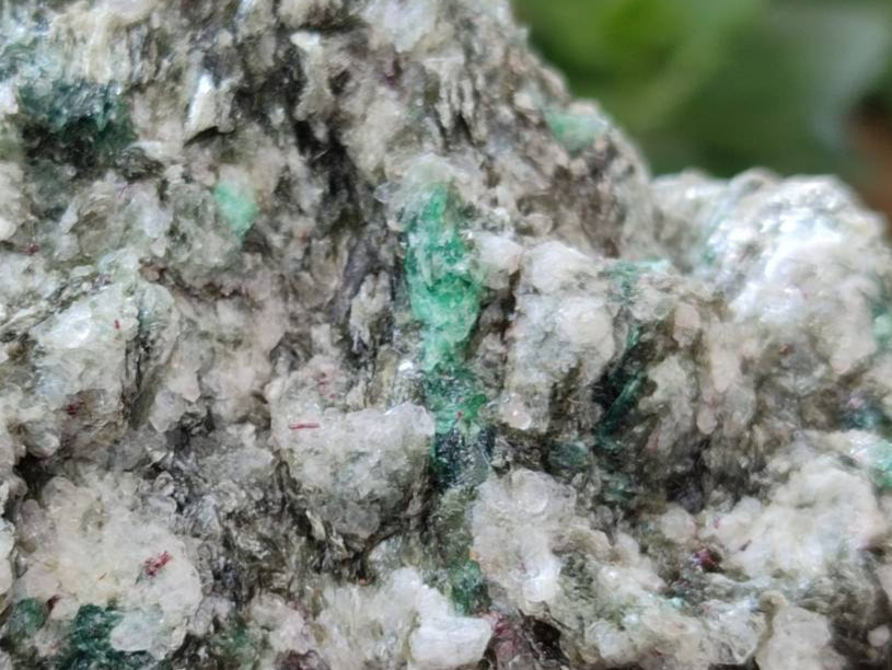 Natural Emerald Mica 'Mutokolite' Cobbed Specimens x 2 From Mutoko, Zimbabwe - Toprock Gemstones and Minerals 