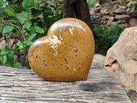 Polished XL Ocean Jasper Heart x 1 From Madagascar