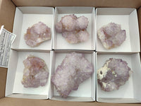 Natural Sunburst Amethyst Spirit Quartz Clusters x 6 From Boekenhouthoek, South Africa