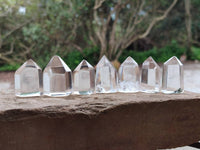 Polished Clear Quartz Crystals x 35 From Madagascar