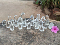 Polished Clear Quartz Crystals x 35 From Madagascar
