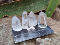 Polished Clear Quartz Crystals x 35 From Madagascar