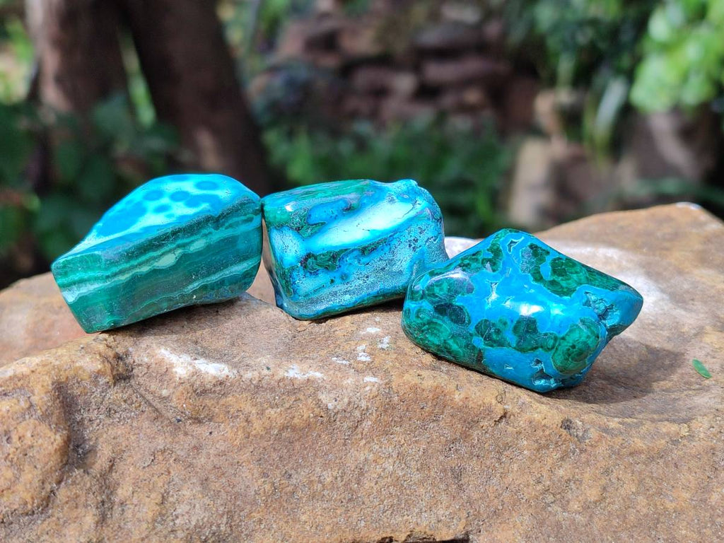 Polished Malacolla Free Forms x 35 From Kulukuluku, Congo - Toprock Gemstones and Minerals 