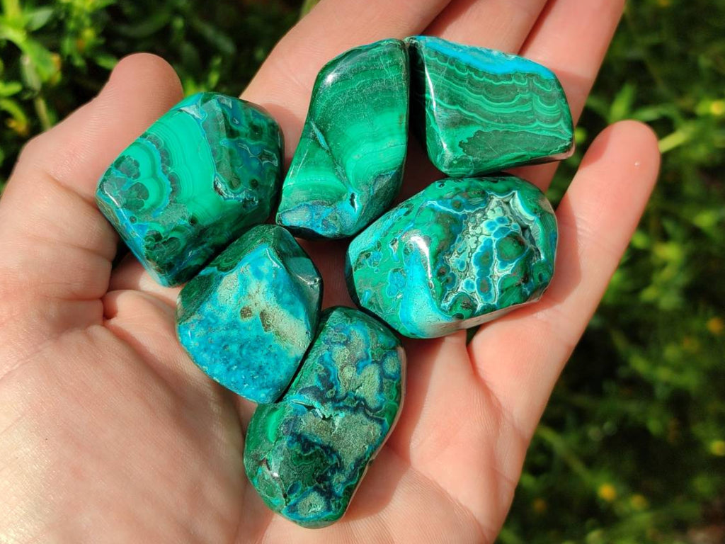 Polished Malacolla Free Forms x 35 From Kulukuluku, Congo - Toprock Gemstones and Minerals 