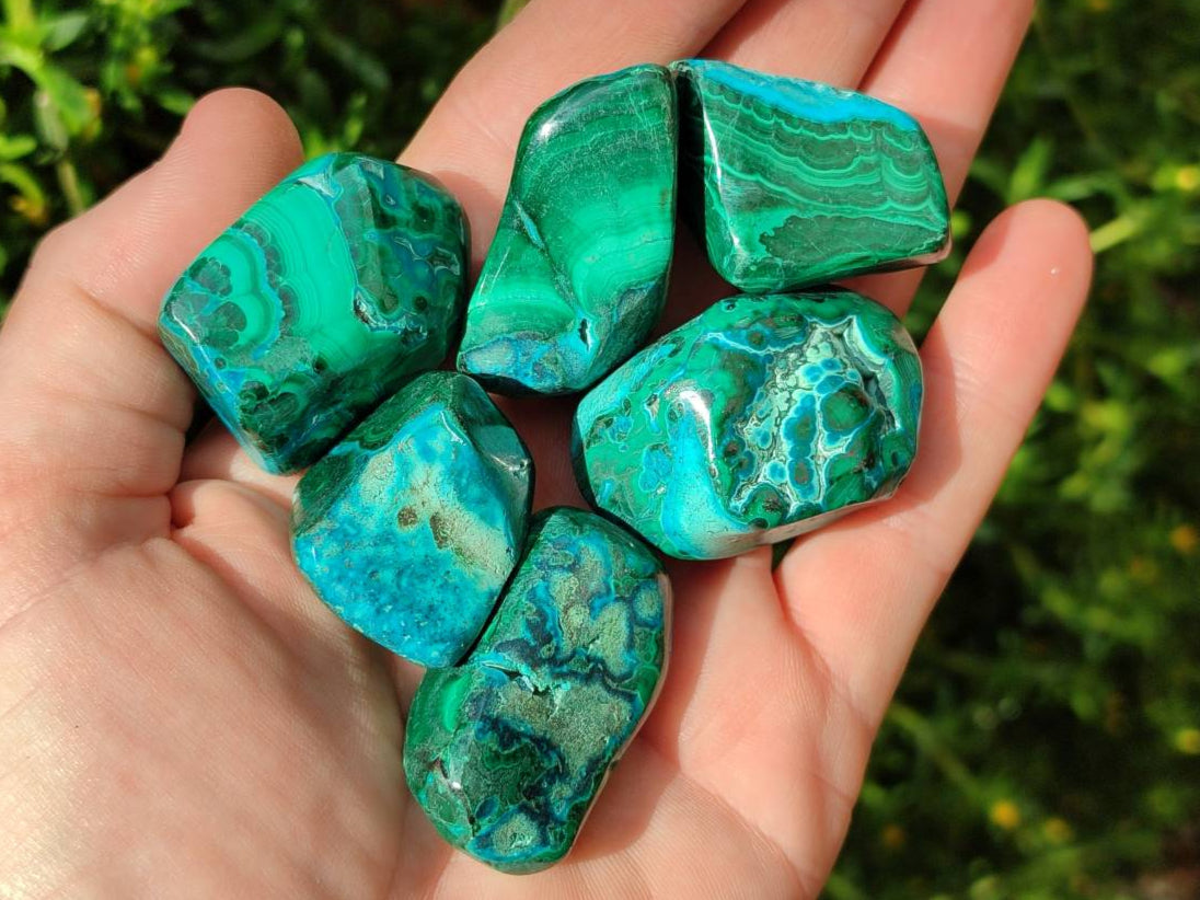 Polished Malacolla Free Forms x 35 From Kulukuluku, Congo - Toprock Gemstones and Minerals 