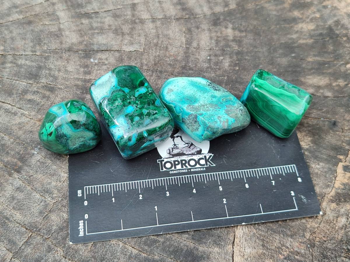 Polished Malacolla Free Forms x 35 From Kulukuluku, Congo - Toprock Gemstones and Minerals 