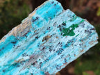 Natural Drusy Coated Chrysocolla With Malachite Specimens x 3 From Lupoto Mine, Congo - Toprock Gemstones and Minerals 
