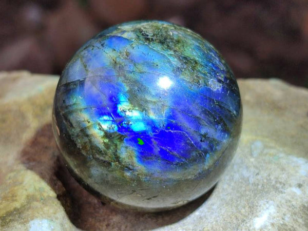 Polished Mini Labradorite Spheres x 12 From Tulear, Madagascar - Toprock Gemstones and Minerals 
