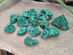 Natural Silky Malachite Specimens x 12 From Kasompe, Congo - Toprock Gemstones and Minerals 