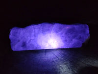Polished On One Side Watermelon Fluorite Slices x 2 From Uis, Namibia